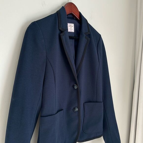 Gap Women’s The Academy Blazer Navy Preppy Career Blazer - Size 2 - Picture 4 of 14